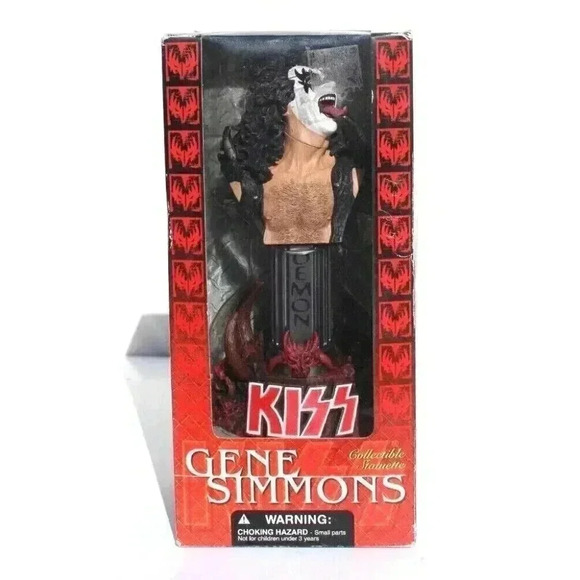 SEALED Brand New McFarlane Kiss Gene Simmons Collectible Statuette Figure - Picture 1 of 5